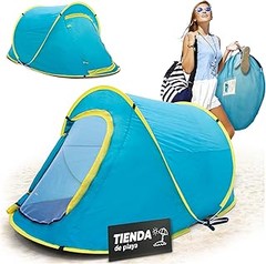 Opciones prácticas a las tiendas de campaña para acampar en la playa