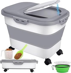 ¿Qué son los contenedores de comida para mascotas en camping?