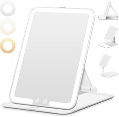 Espejos de tocador con luz para camping: ¿valen la pena?