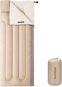 ¿Qué materiales se utilizan en los sacos de dormir rectangulares?