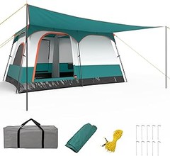 ¿Cuáles son las mejores condiciones climáticas para acampar con una tienda de campaña familiar?