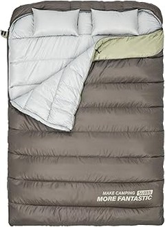 Descubre los diferentes tipos de sacos de dormir familiares dobles