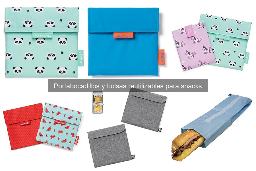 10 Usos Creativos de Bolsas Reutilizables para Snacks