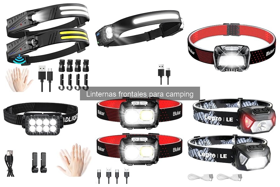 Accesorios imprescindibles para linternas frontales de camping