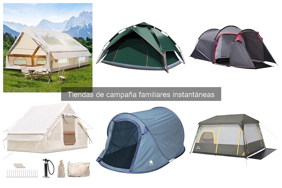 Accesorios indispensables para tiendas de campaña familiares