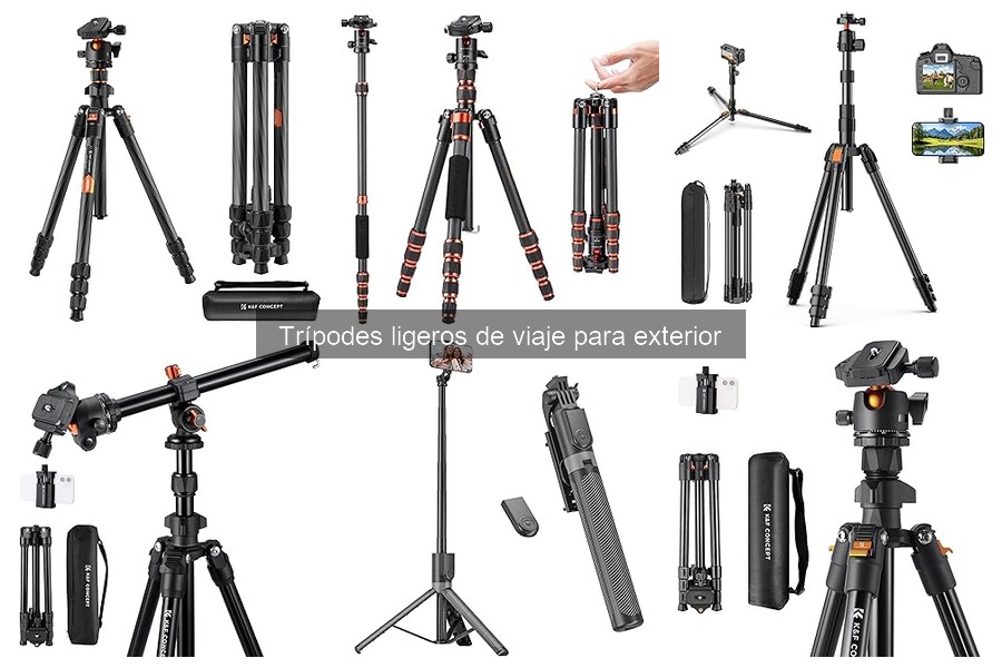 Accesorios útiles para trípodes ligeros de viaje