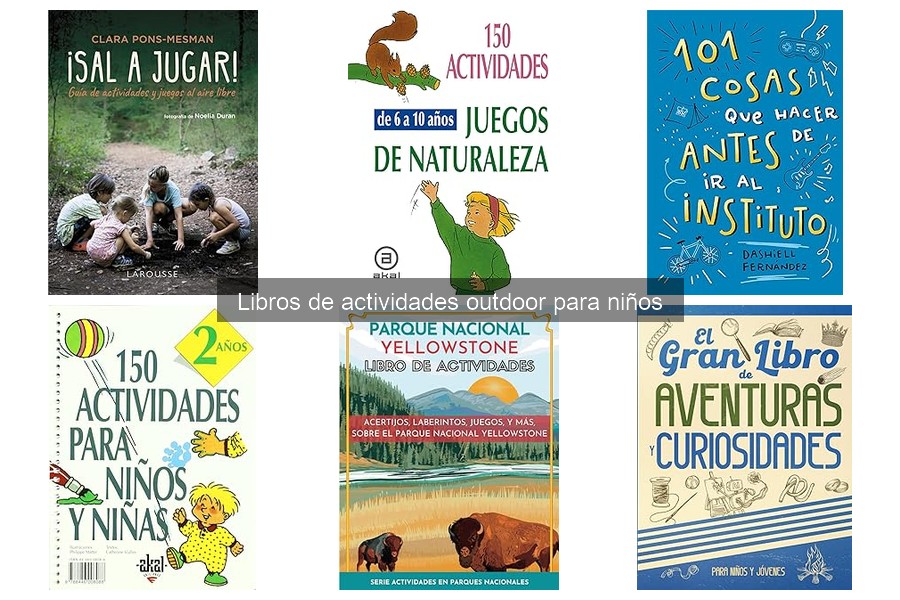 Actividades para hacer con niños en libros de outdoor