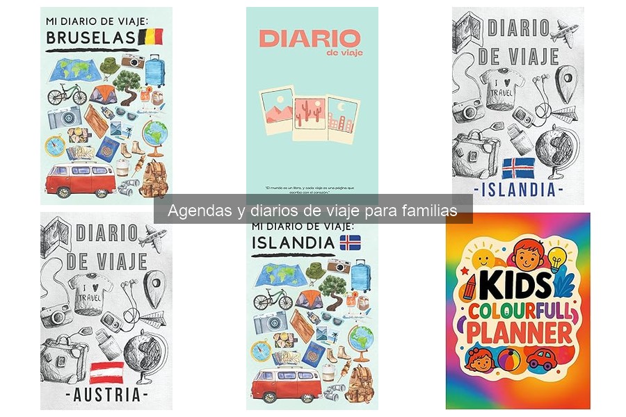 Agendas y diarios de viaje para familias: ¿qué son y cómo usarlas?