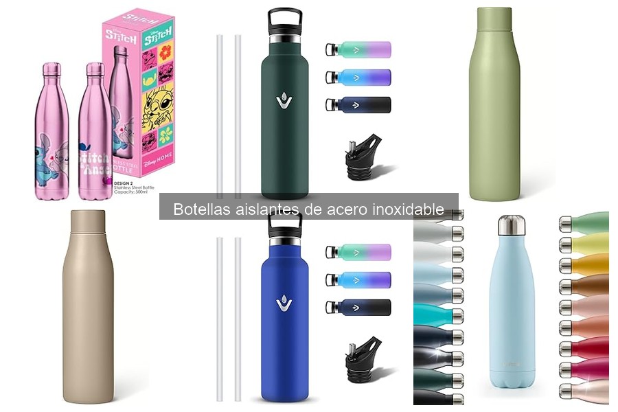 Alternativas a botellas aislantes de acero inoxidable