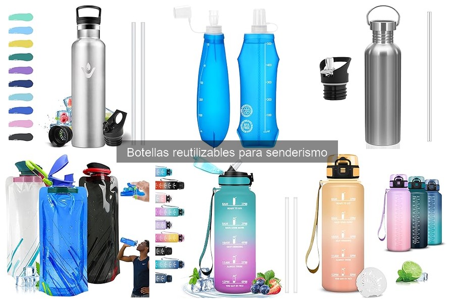 Alternativas a botellas reutilizables para senderismo