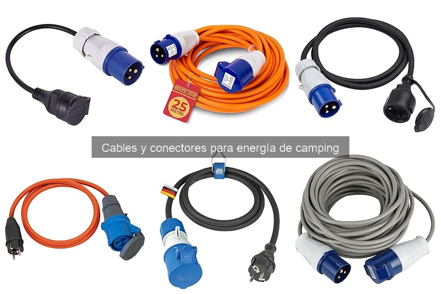 Alternativas a Cables Convencionales para Energía de Camping