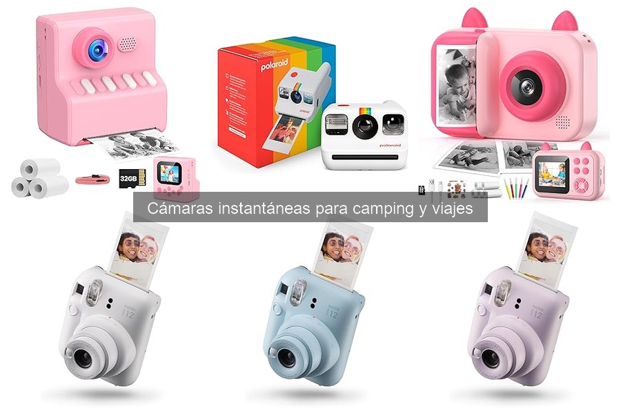 Alternativas a cámaras instantáneas para viajeros y campistas