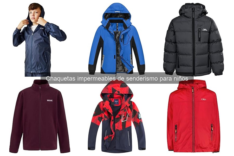 Alternativas a chaquetas impermeables de senderismo para niños
