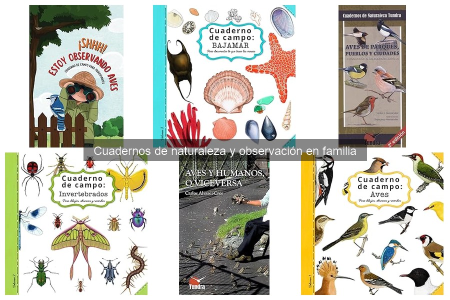 Alternativas a cuadernos de naturaleza para observar en familia