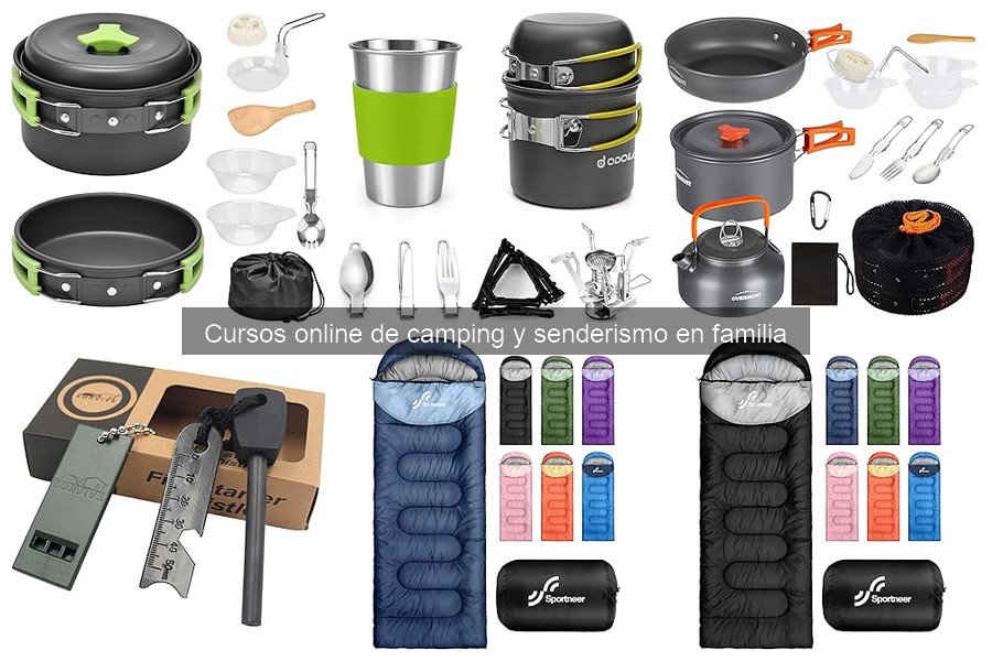 Alternativas a cursos online de camping y senderismo