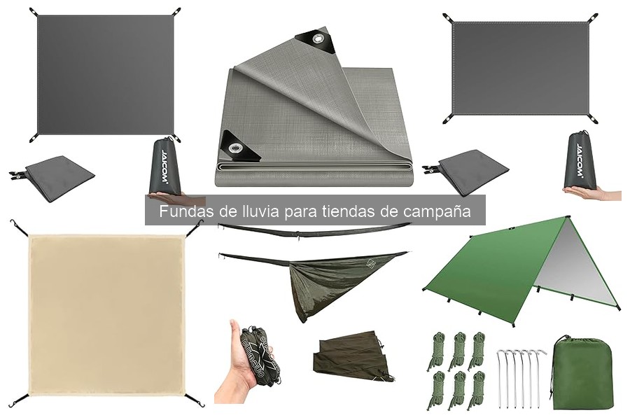 Alternativas a fundas de lluvia para tiendas de campaña