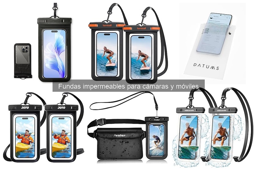 Alternativas a fundas impermeables para proteger dispositivos