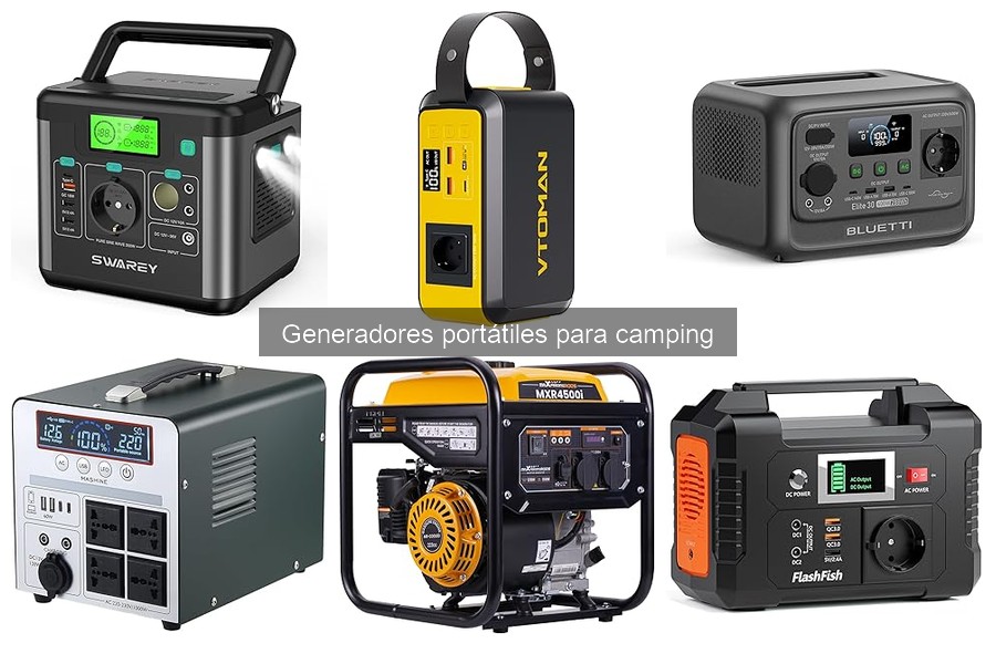 Alternativas a generadores portátiles para camping
