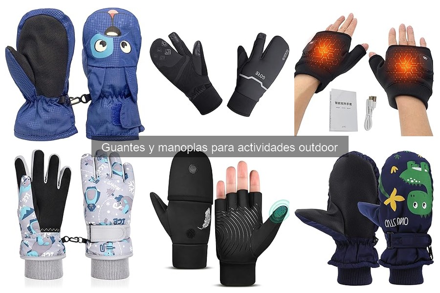 Alternativas a guantes de cuero para actividades al aire libre