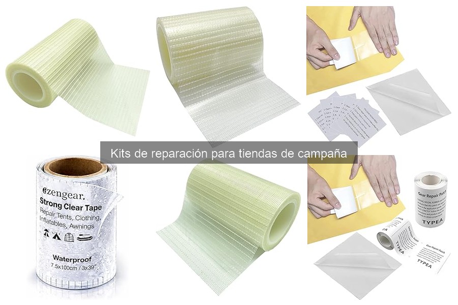 Alternativas a kits de reparación para tiendas de campaña