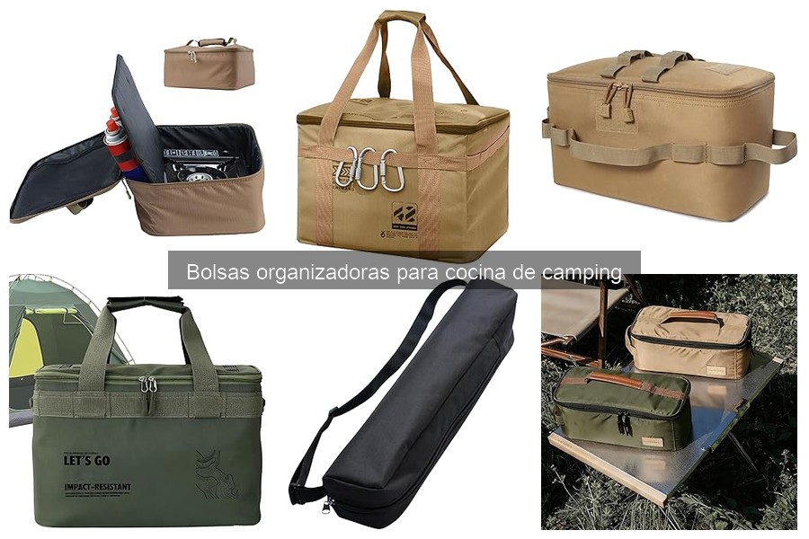 Alternativas a las bolsas organizadoras para cocina de camping