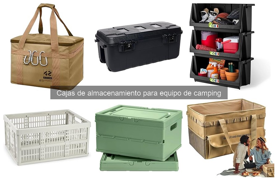 Alternativas a las cajas de almacenamiento para camping