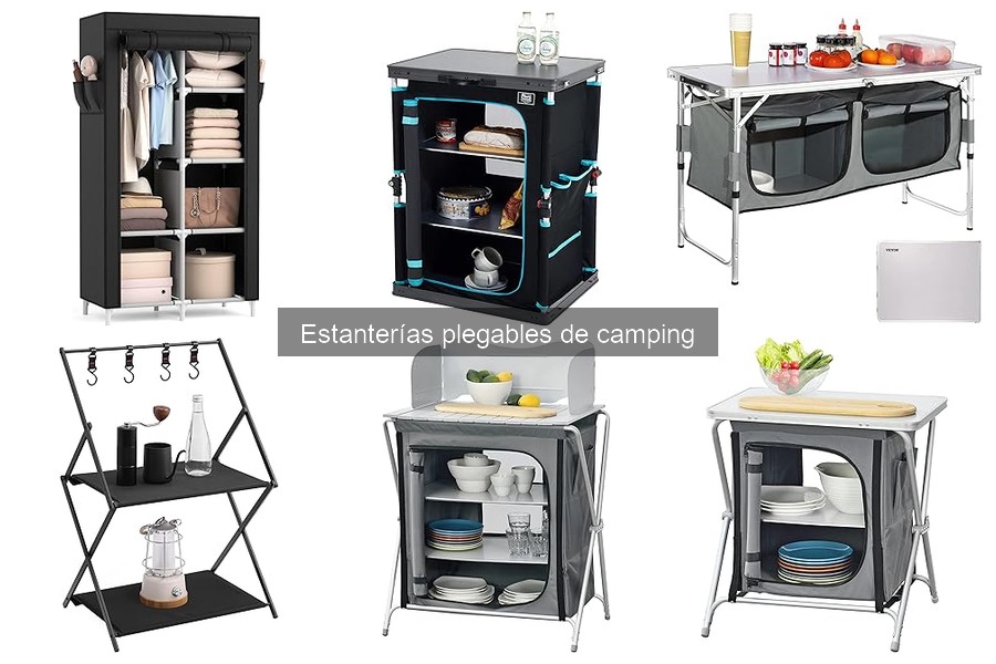 Alternativas a las estanterías plegables de camping