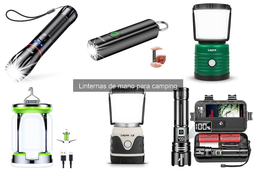 Alternativas a linternas de mano para camping: mejores opciones