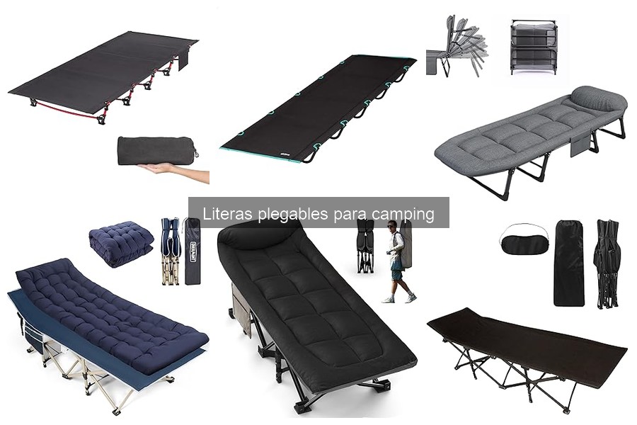 Alternativas a literas plegables para camping: pros y contras