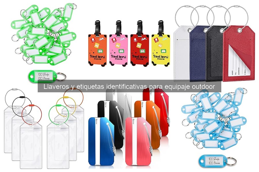 Alternativas a llaveros y etiquetas identificativas para equipaje