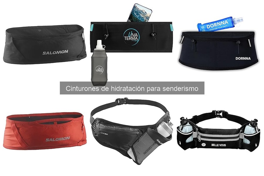 Alternativas a los cinturones de hidratación para senderismo