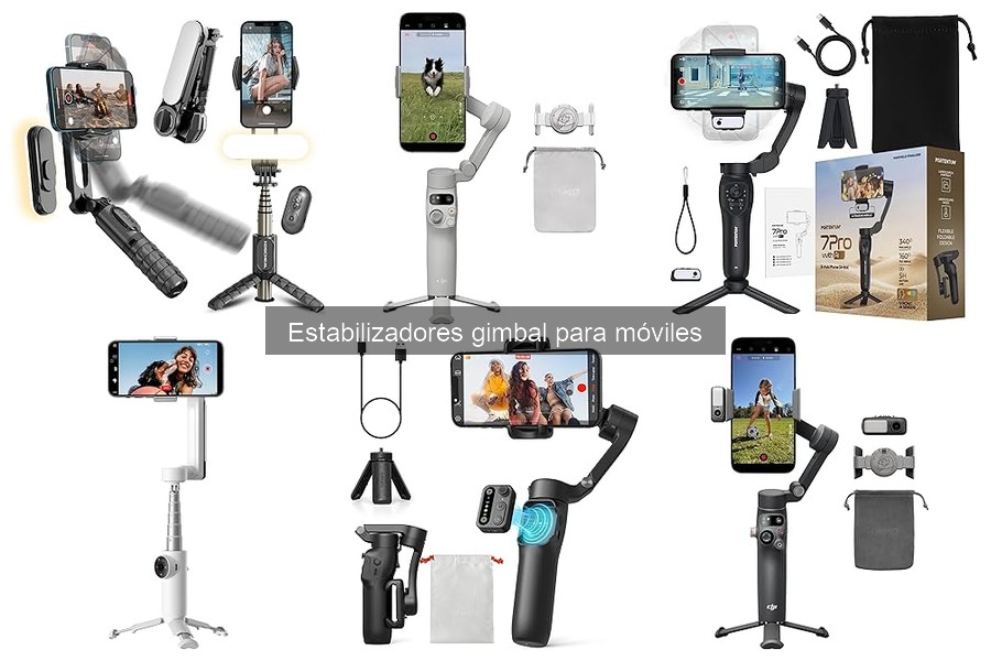 Alternativas a los estabilizadores gimbal para móviles