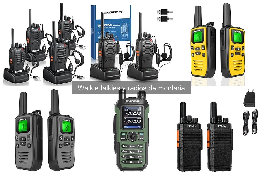Alternativas a los walkie talkies para montaña: opciones eficaces