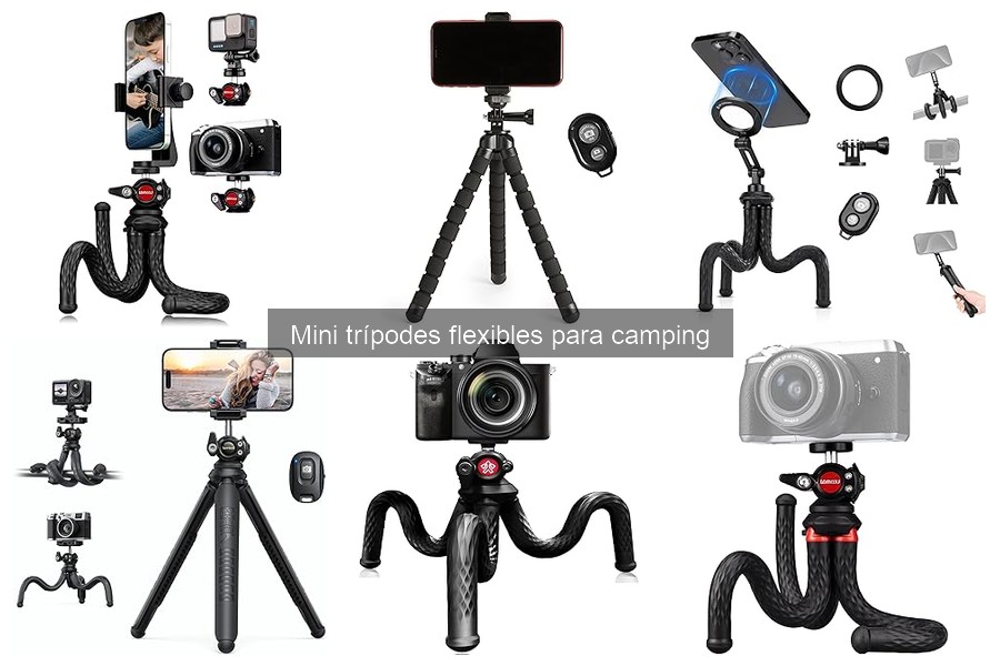 Alternativas a mini trípodes flexibles para camping