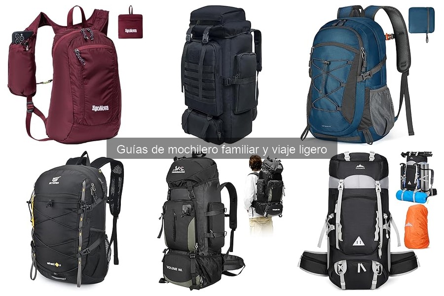 Alternativas a mochilas convencionales para familias en camping