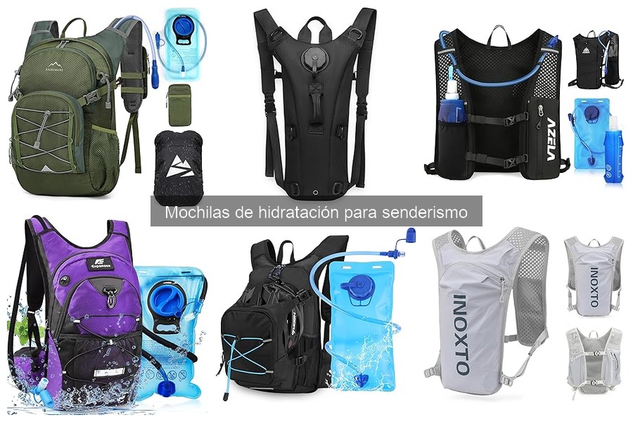 Alternativas a mochilas de hidratación para senderismo