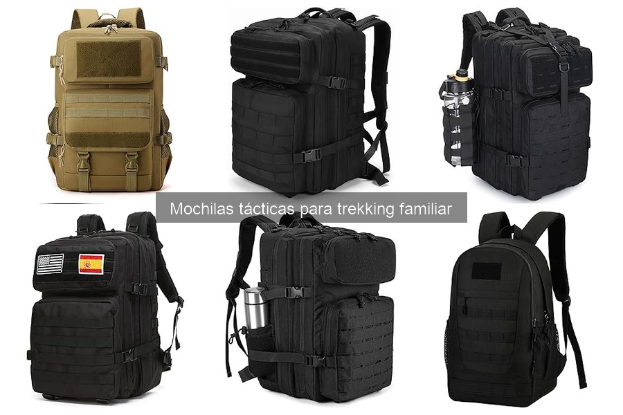 Alternativas a mochilas tácticas para trekking familiar