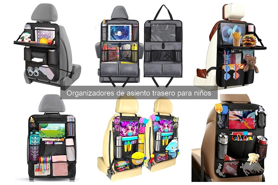 Alternativas a organizadores de asiento trasero para niños
