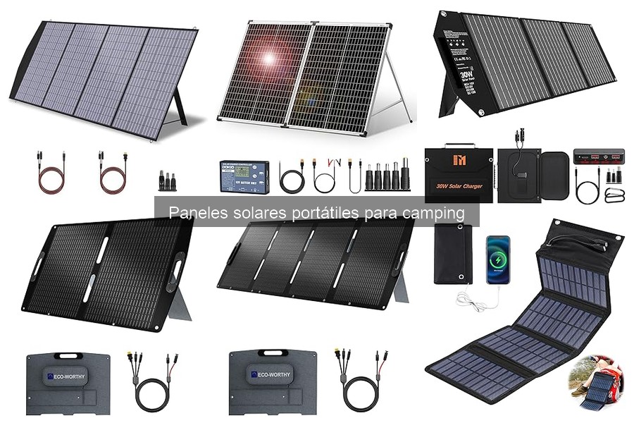 Alternativas a paneles solares portátiles para camping