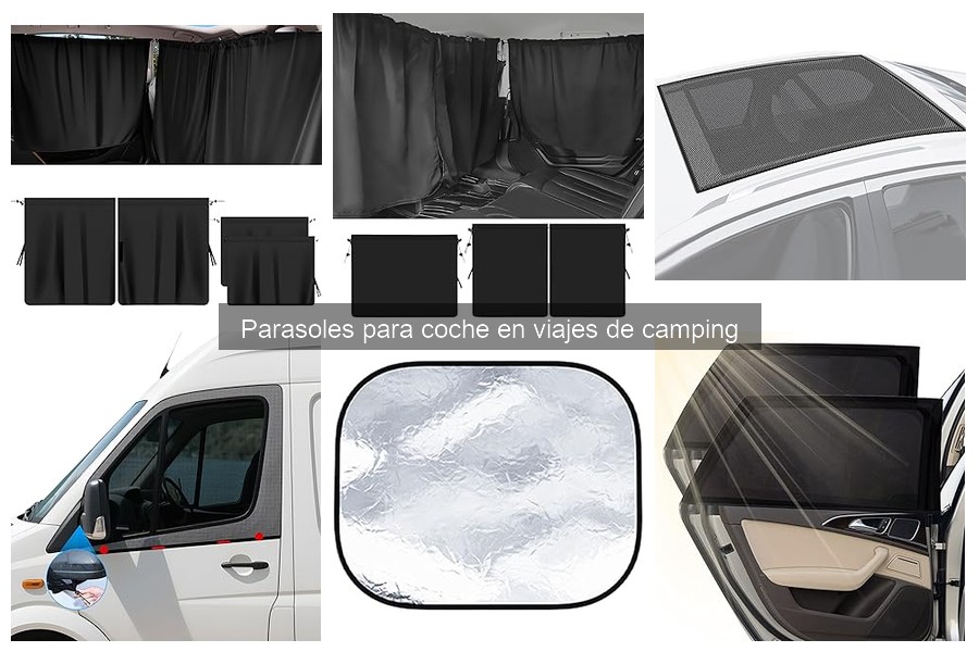 Alternativas a parasoles para coche en viajes de camping