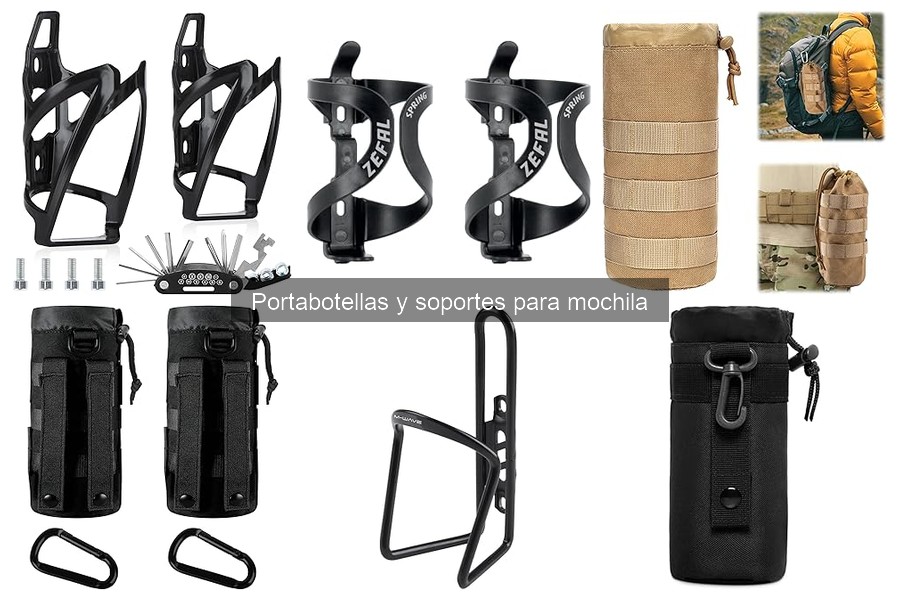 Alternativas a portabotellas para mochila: opciones versátiles