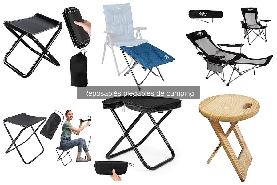 Alternativas a reposapiés plegables de camping que necesitas