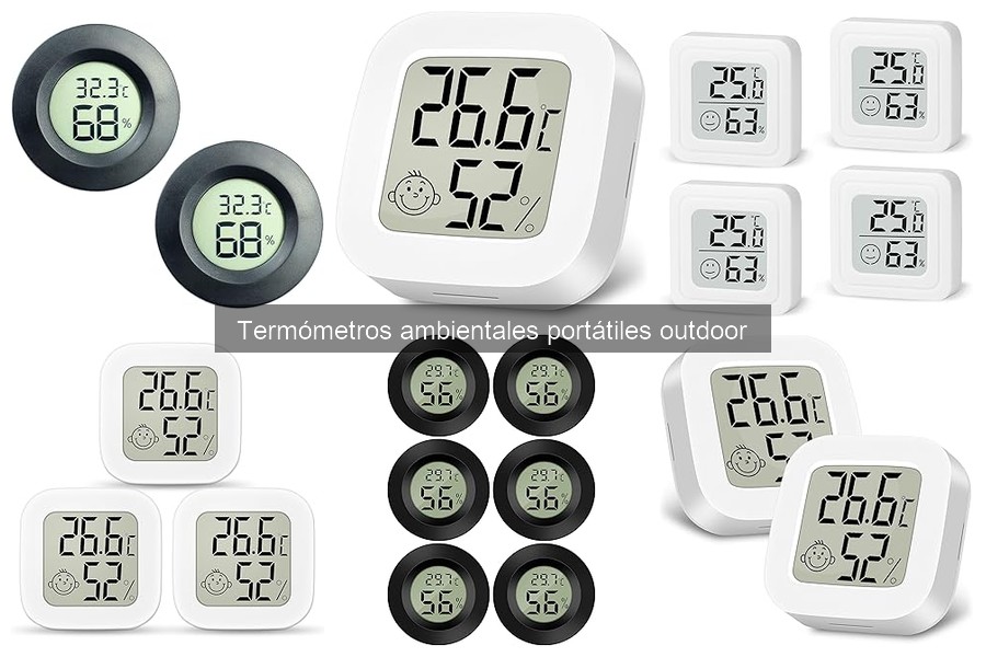 Alternativas a termómetros ambientales portátiles para outdoor