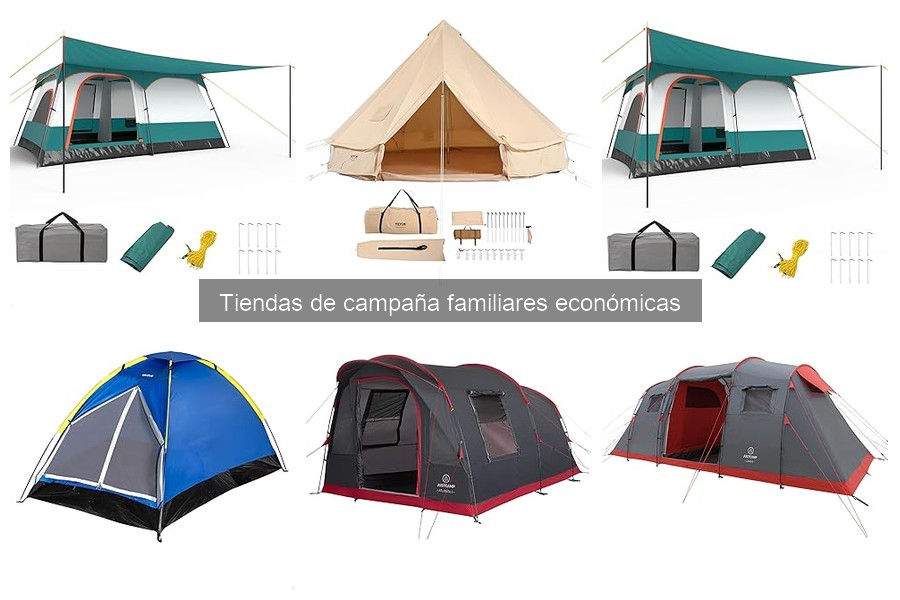 Alternativas a tiendas de campaña familiares económicas
