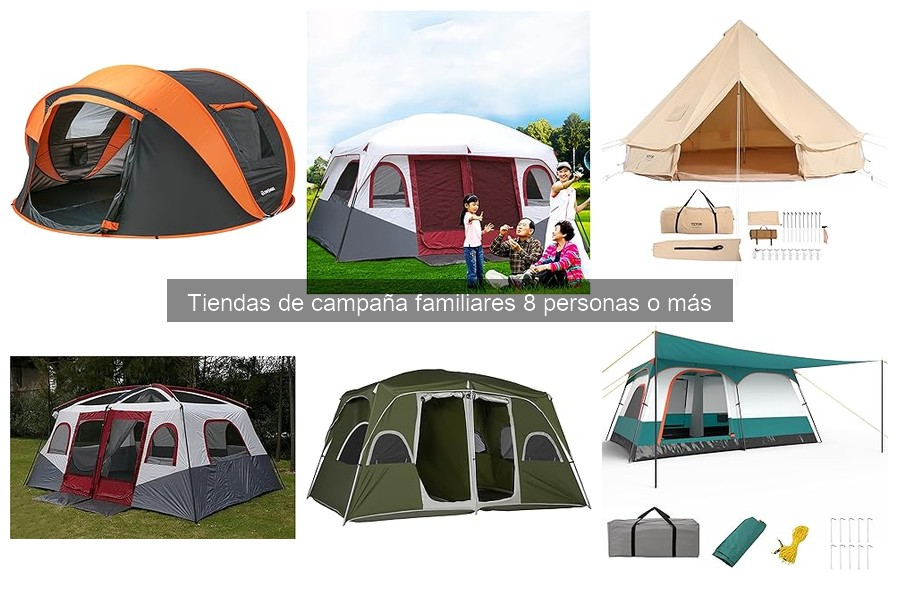Alternativas a tiendas de campaña familiares para camping