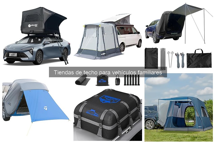 Alternativas a tiendas de techo para familias viajando en vehículo