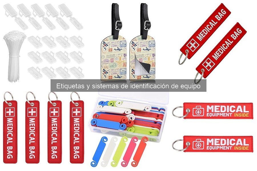 Alternativas creativas a etiquetas para identificar equipos de camping