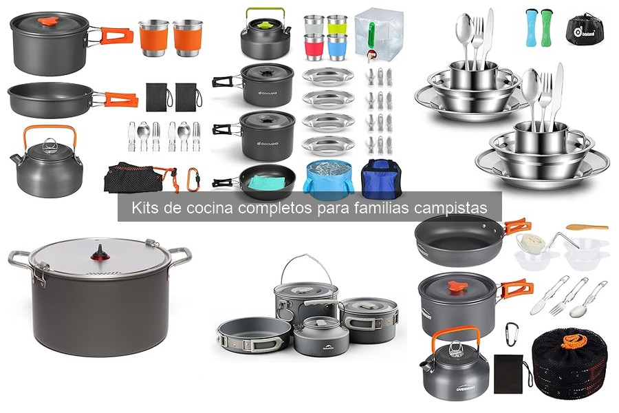 Alternativas creativas a kits de cocina para camping
