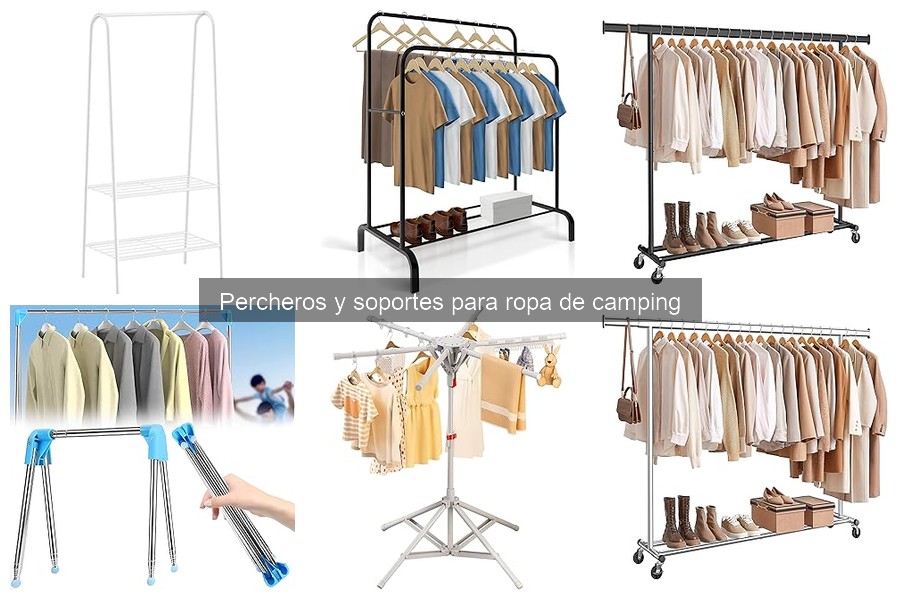 Alternativas creativas a percheros tradicionales para camping