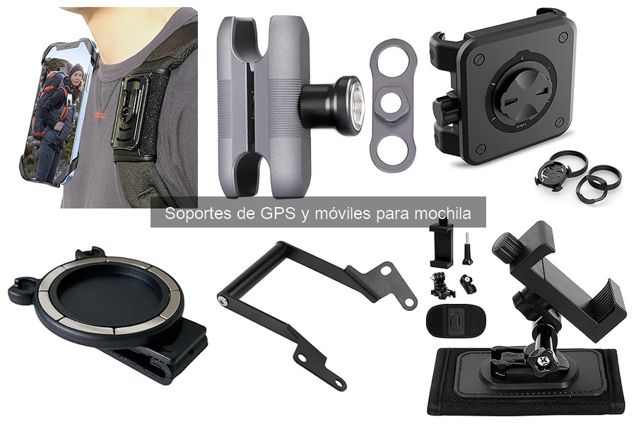 Alternativas creativas a soportes de GPS y móviles para mochila
